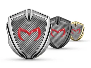 Mazda 3D Emblem Abzeichen Sportlicher Stil Hochwertig 3D